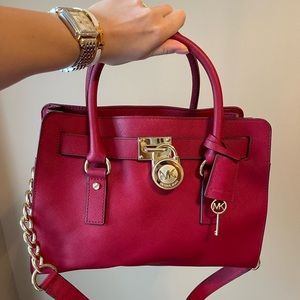 Michael Michael Kors Red Leather bag